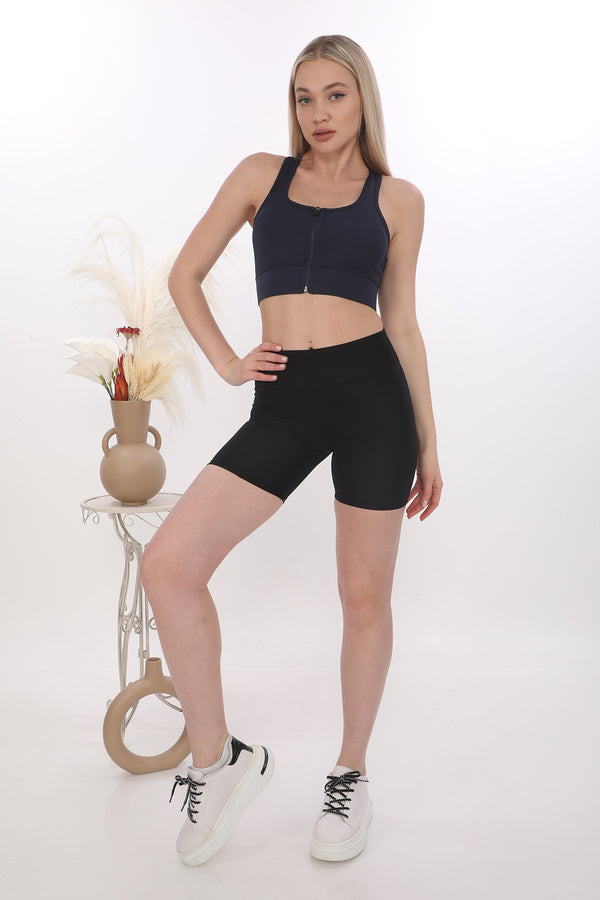 Sporcu Crop ve Tayt Kombin